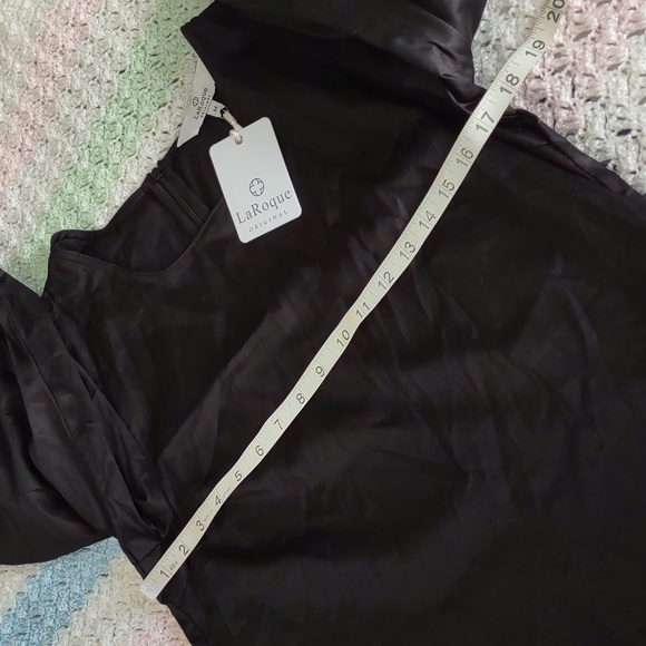 NWT LaRoque Original Medium Black Zoe Dress *Missing Belt* - Picture 9 of 14